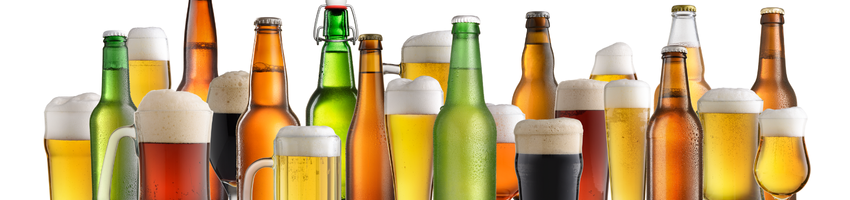 Alkoholische Getränke Banner